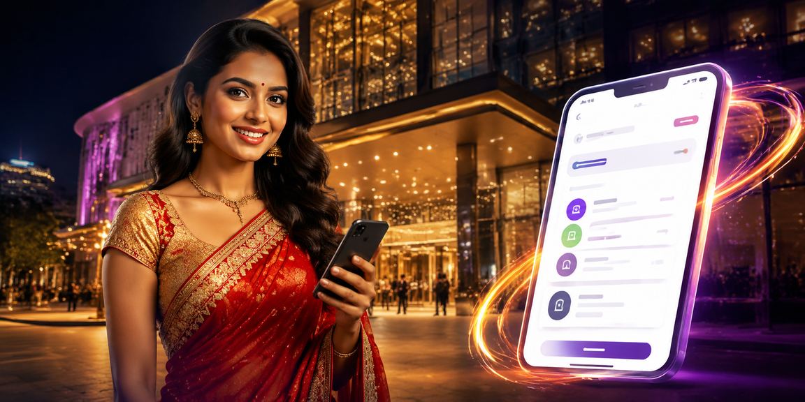 Close-up of Indian player making a UPI payment on smartphone